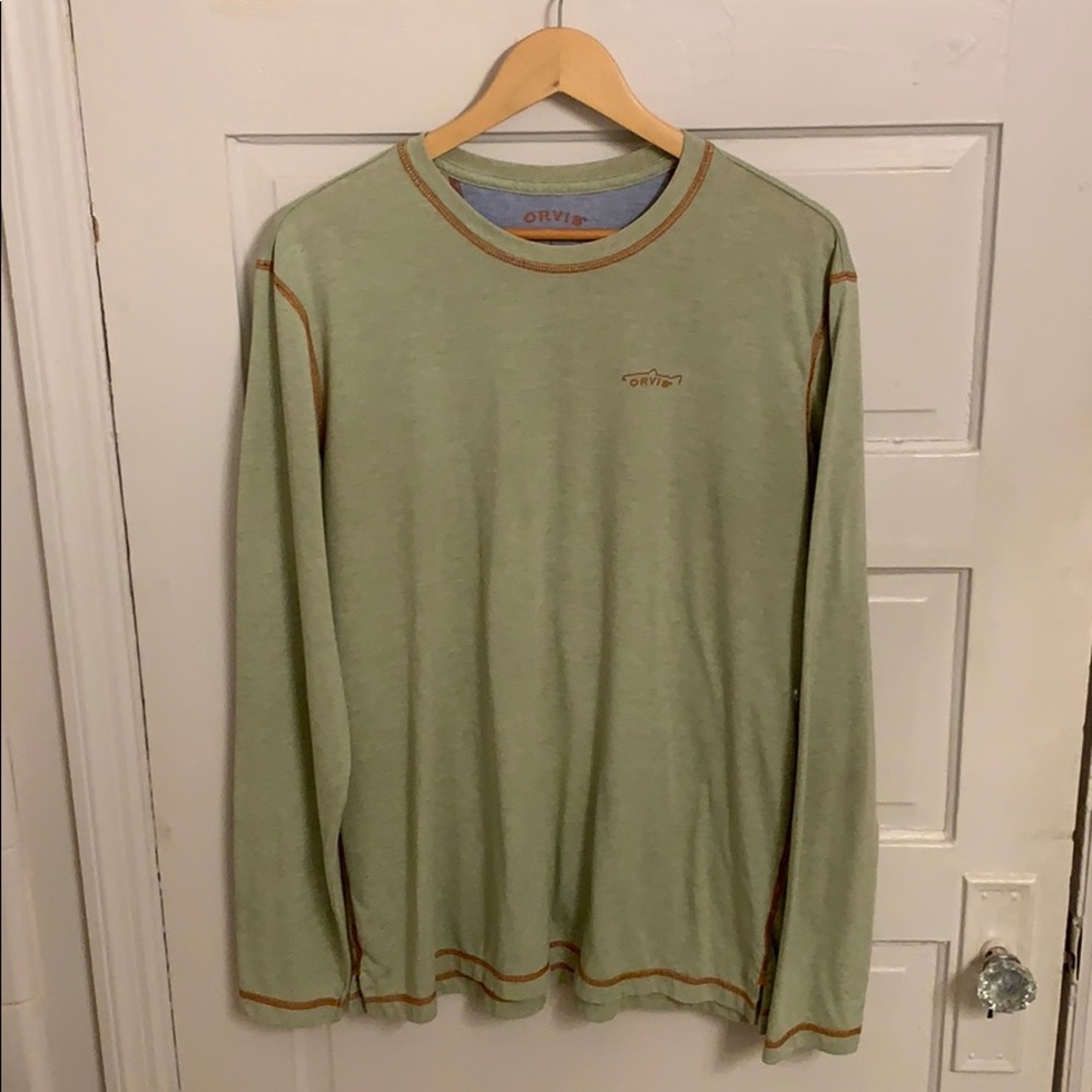 Orvis Long Sleeve Casting Shirt Size Large